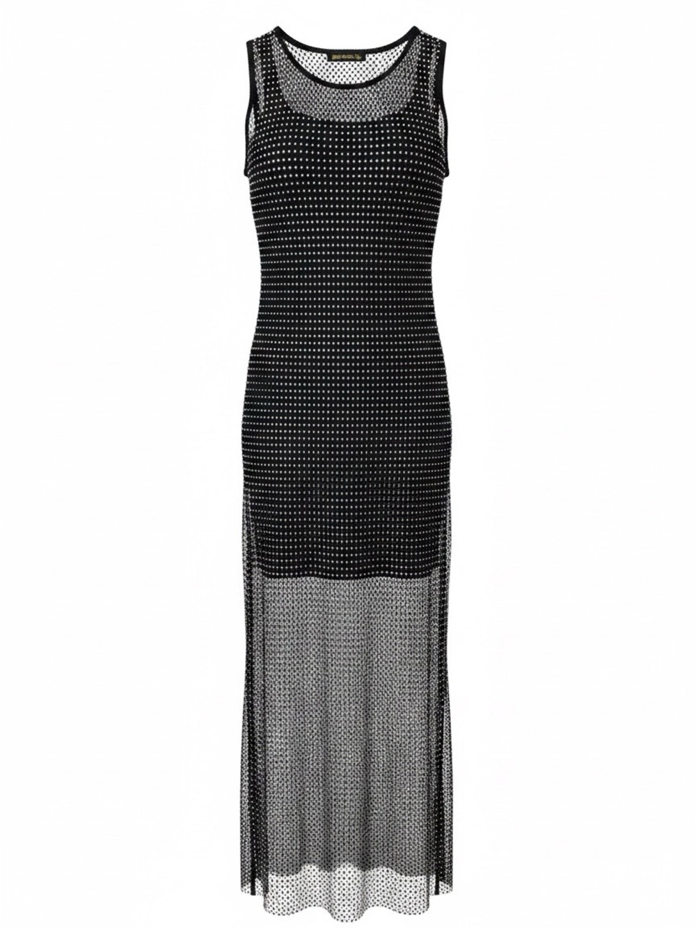 House Of Harlow Swarovski Crystals Mesh Dress